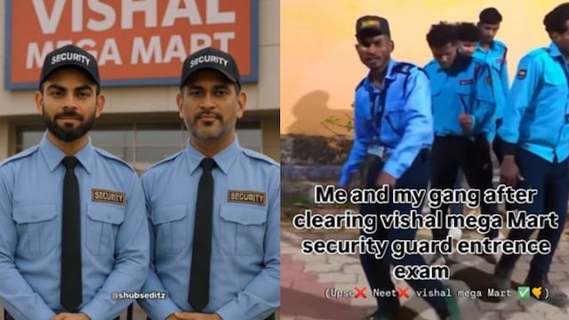Vishal Mega Mart's security guard job posting sparked a meme frenzy.