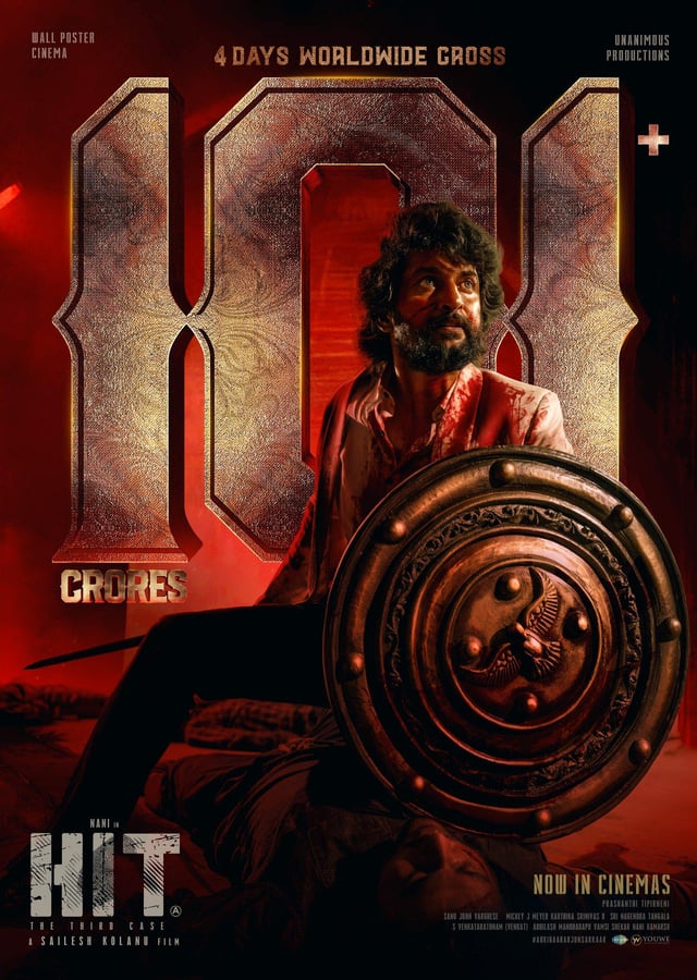 Nani’s HIT 3 enters Rs 100 crore club, makers release new poster (X/Wallpostercinema)