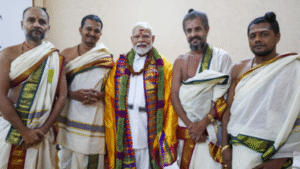 PM Modi hails Chola legacy, unveils statue plan in TN