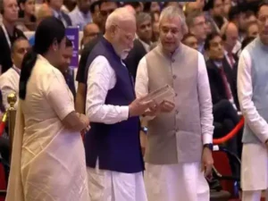 Semicon 2025: First made in india chip presented to PM Modi.
